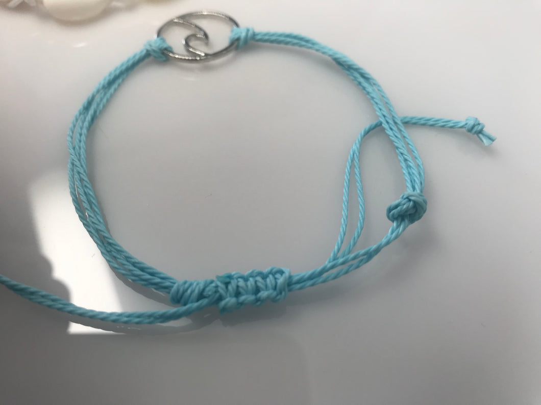 Light Blue Wave Bracelet
